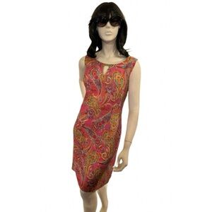 Ronni Nicole Pink Paisley Dress, NWOT